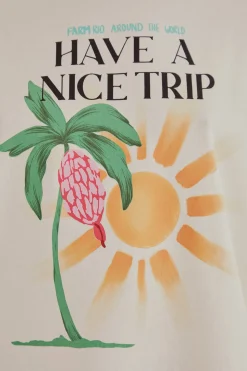 FARM Rio HAVE A NICE TRIP ORGANIC COTTON FIT T-SHIRT