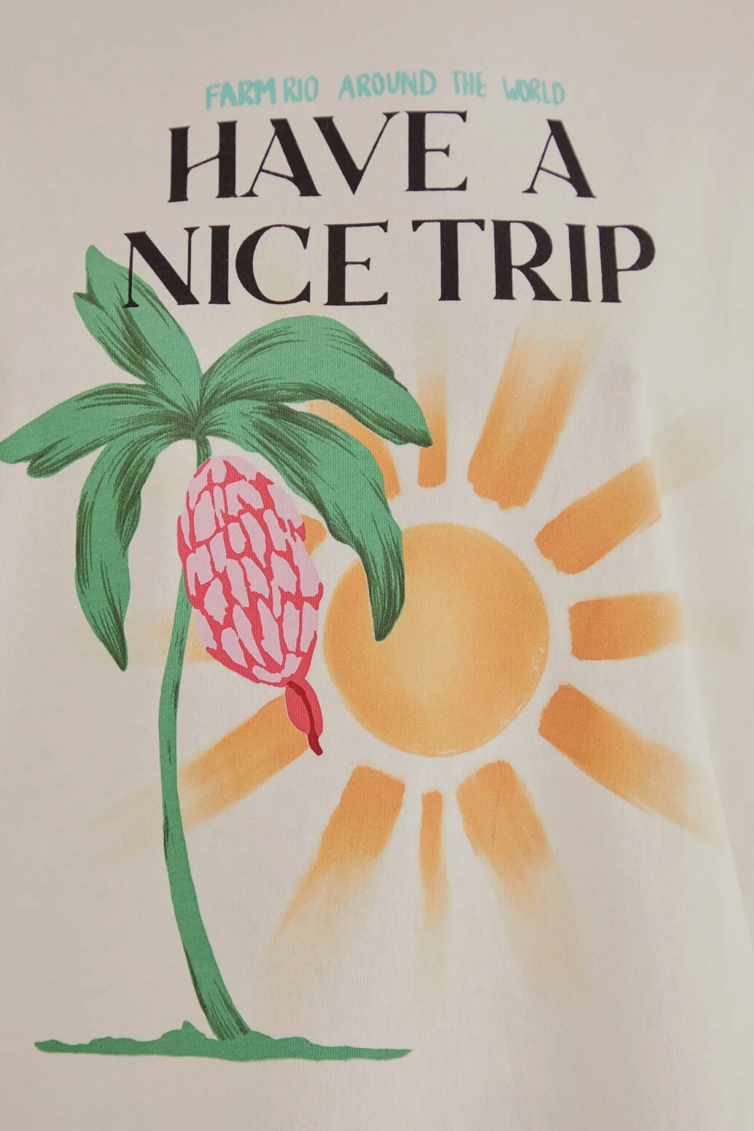 FARM Rio HAVE A NICE TRIP ORGANIC COTTON FIT T-SHIRT