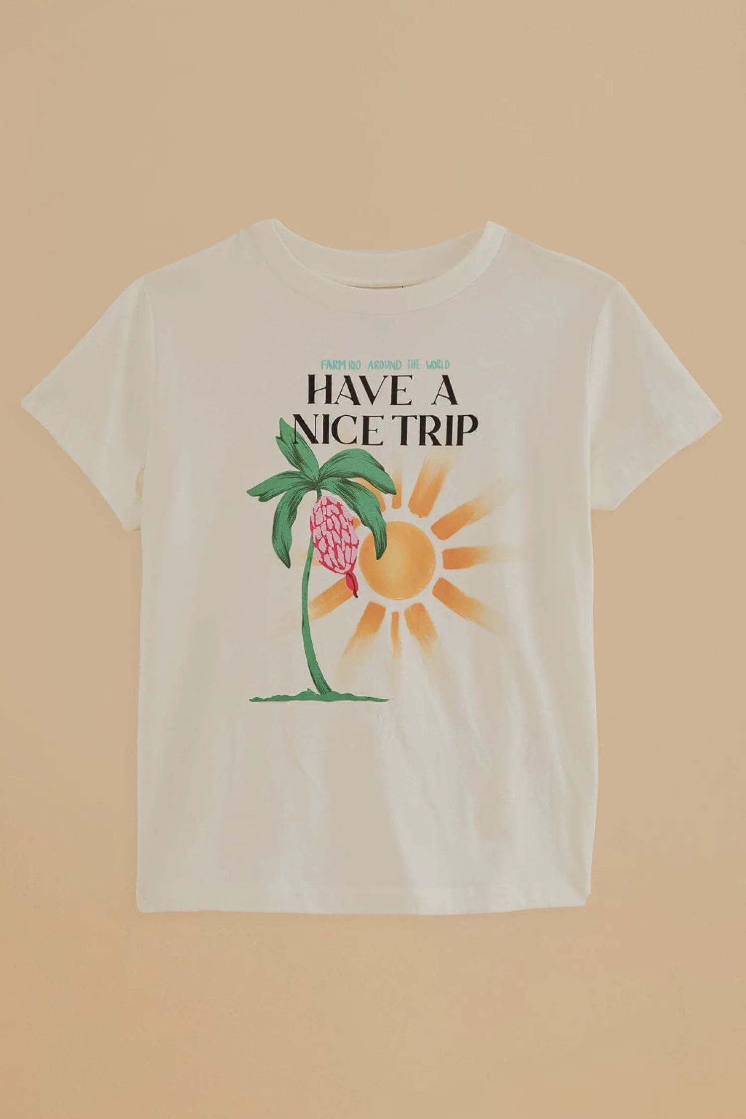 FARM Rio HAVE A NICE TRIP ORGANIC COTTON FIT T-SHIRT