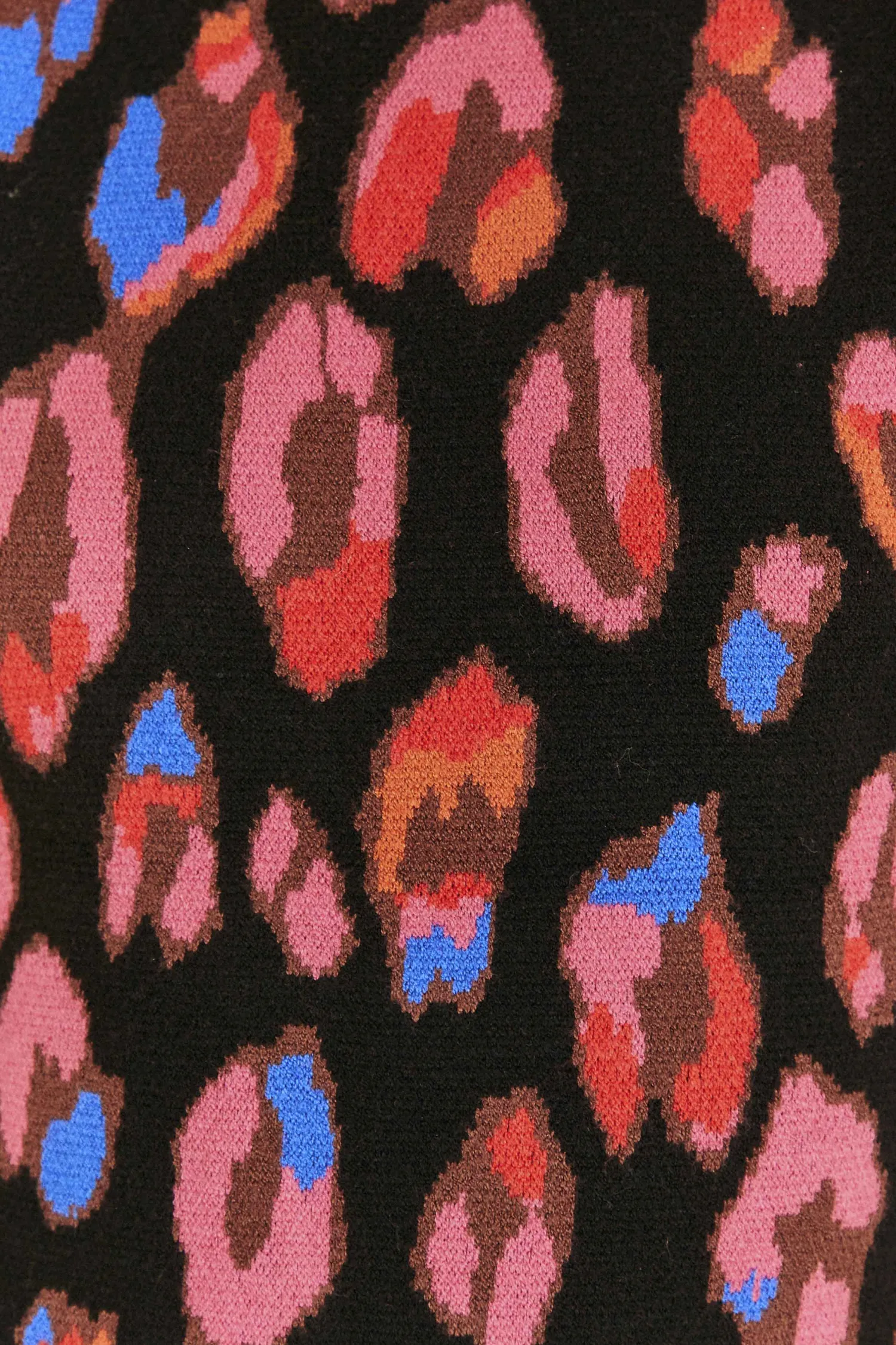 FARM Rio IRIDESCENT LEOPARDS KNIT MINI DRESS