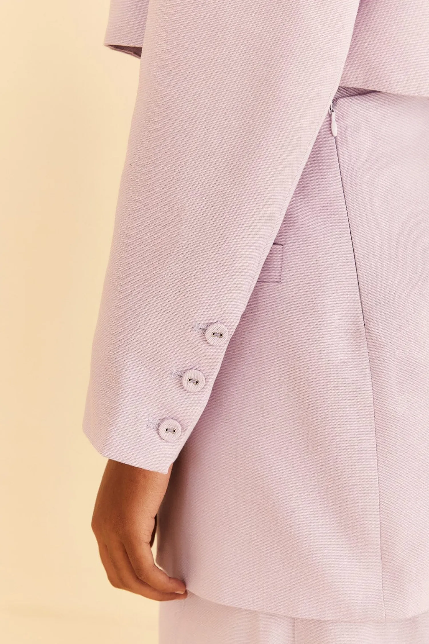 FARM Rio LILAC CUT OUT BLAZER