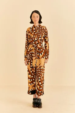 FARM Rio  MIXED BANANADA JUMPSUIT