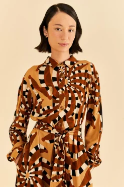 FARM Rio  MIXED BANANADA JUMPSUIT