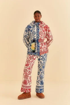 FARM Rio MIXED PINEAPPLE GARDEN SKI JACKET