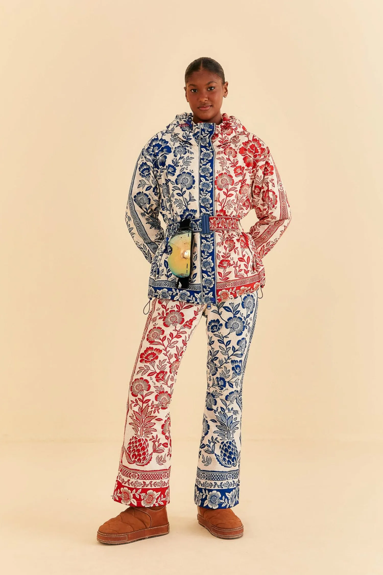 FARM Rio MIXED PINEAPPLE GARDEN SKI JACKET