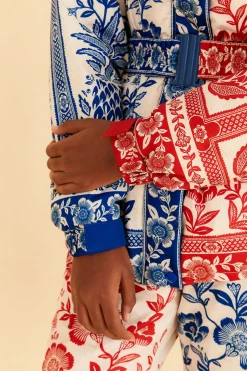 FARM Rio MIXED PINEAPPLE GARDEN SKI JACKET