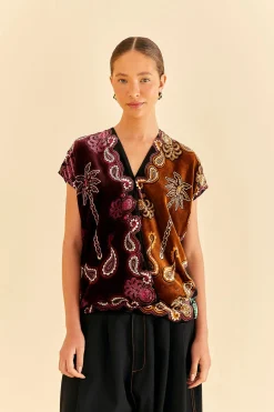 FARM Rio MULTICOLOR SWEET MERMAIDS BLOUSE
