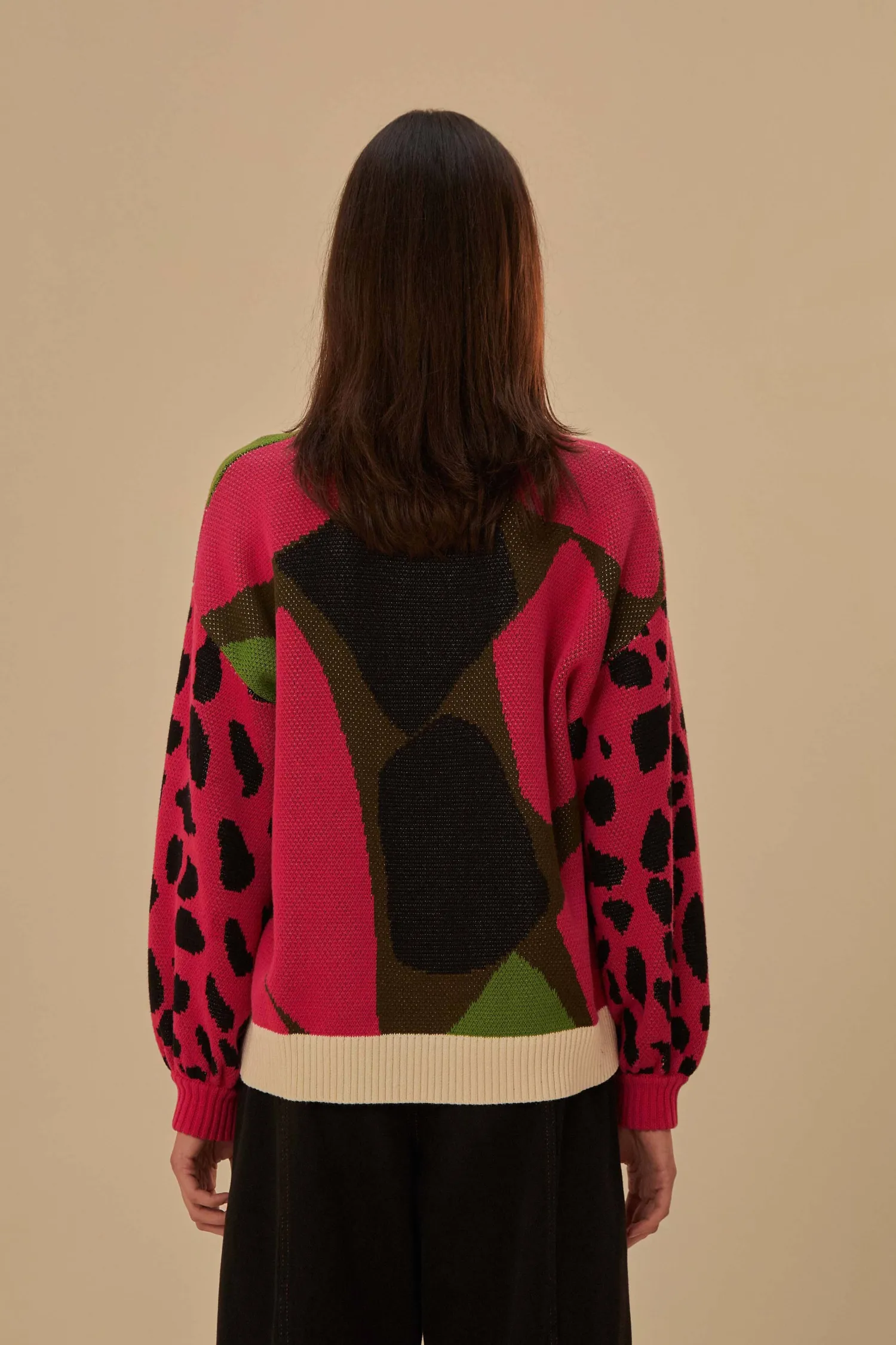 FARM Rio ONCA KAMBOZISTICA KNIT SWEATER