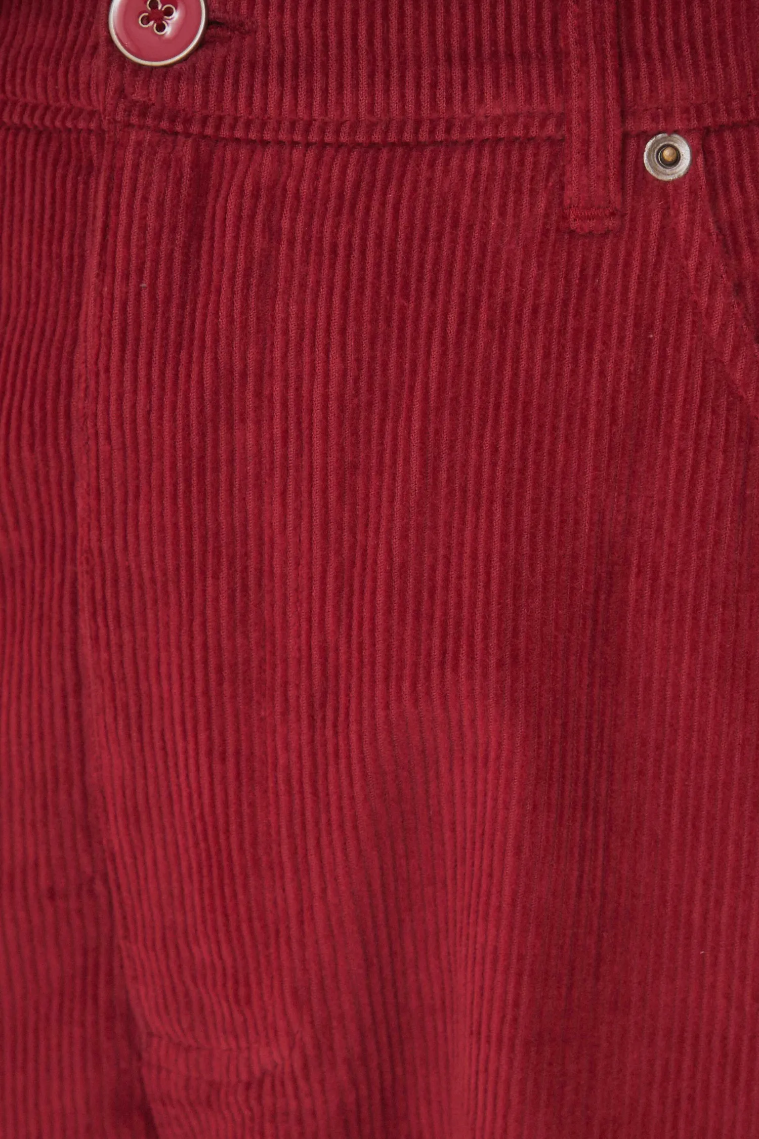 FARM Rio PINK CORDUROY EMBROIDERED PANTS