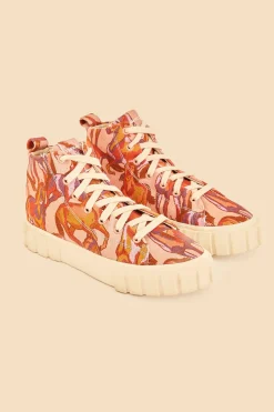 FARM Rio ROSE WILD HORSES FLATFORM SNEAKER