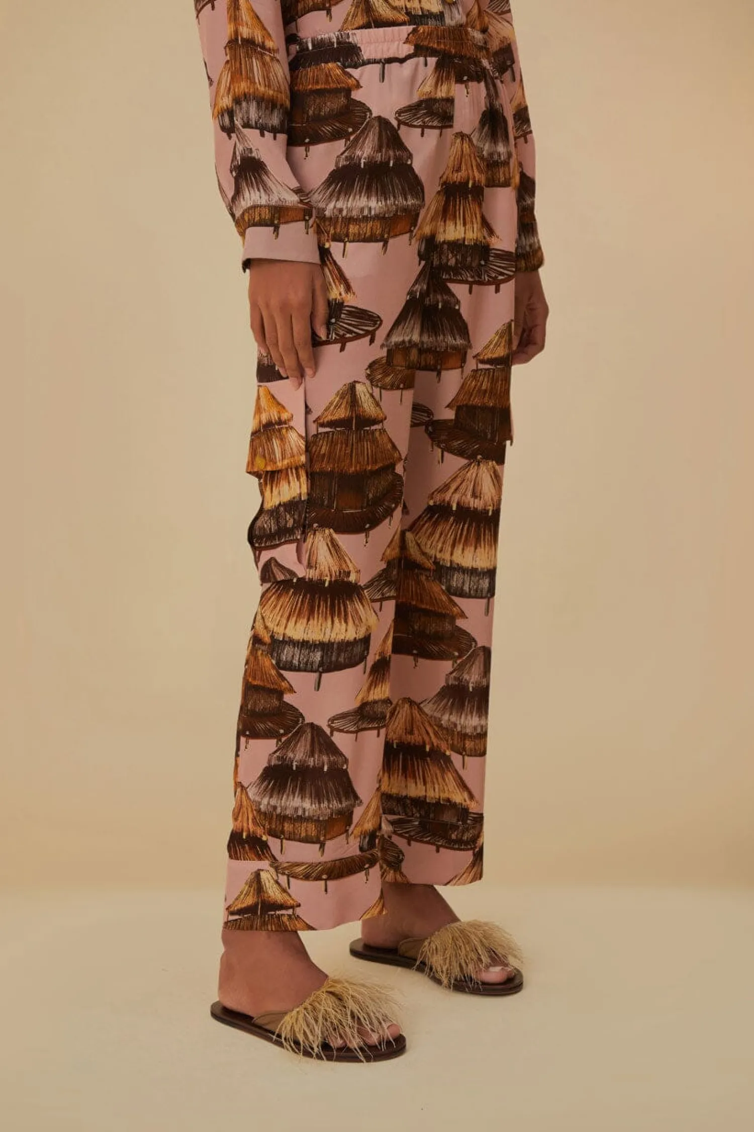 FARM Rio SHUHU BEIGE CARGO PANTS