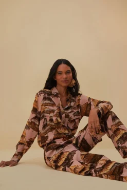 FARM Rio SHUHU BEIGE CARGO PANTS