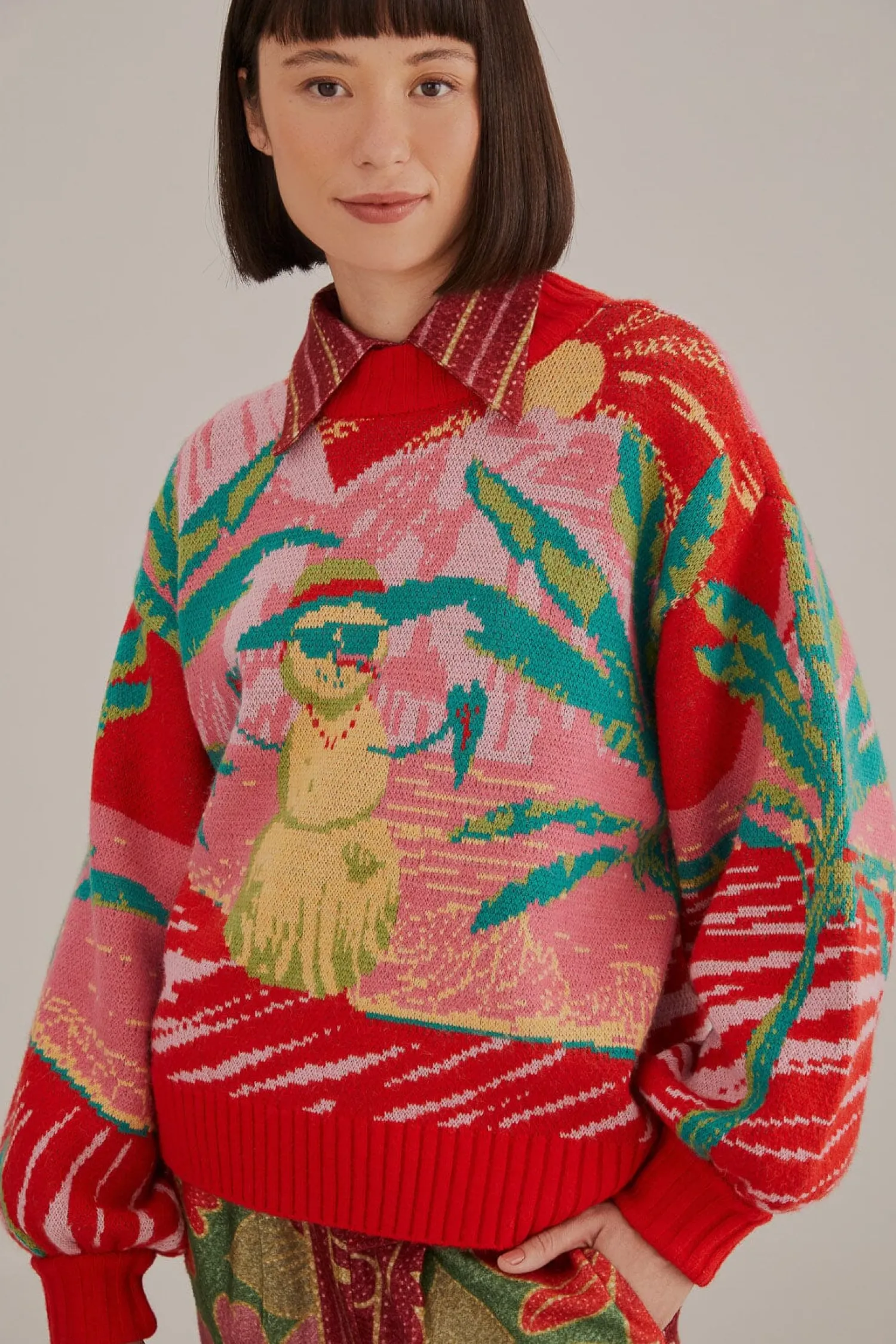 FARM Rio SUNNY CHRISTMAS SWEATER