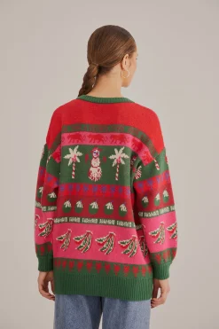 FARM Rio TROPICAL CHRISTMAS AINIKA CARDIGAN