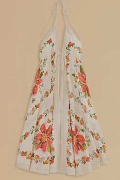FARM Rio WHITE BANANA VITAMIN LACE COVER UP