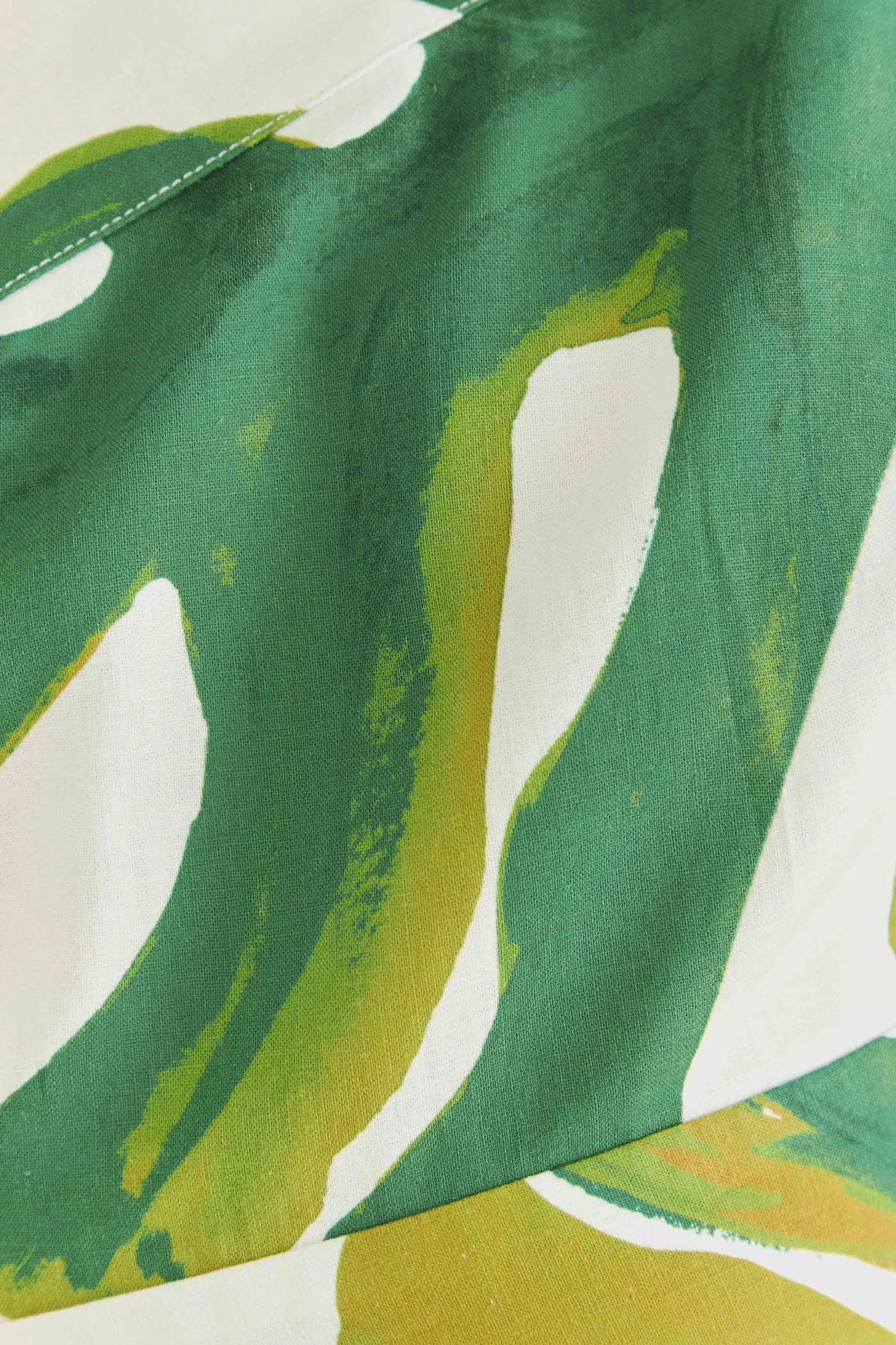 FARM Rio WHITE MONSTERA ONE SHOULDER JUMPSUIT