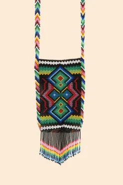 FARM Rio  YAWANAWA BEADED CROSSBODY BAG
