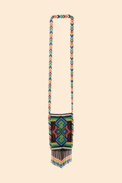FARM Rio  YAWANAWA BEADED CROSSBODY BAG